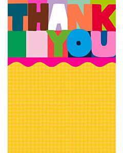 Papersalad Thank You Checkered